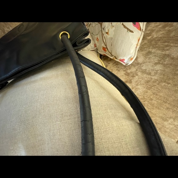 Authentic VINTAGE CHANEL NORTH SOUTH TOTE IN GOOD USED CONDITION - Picture 10 of 16